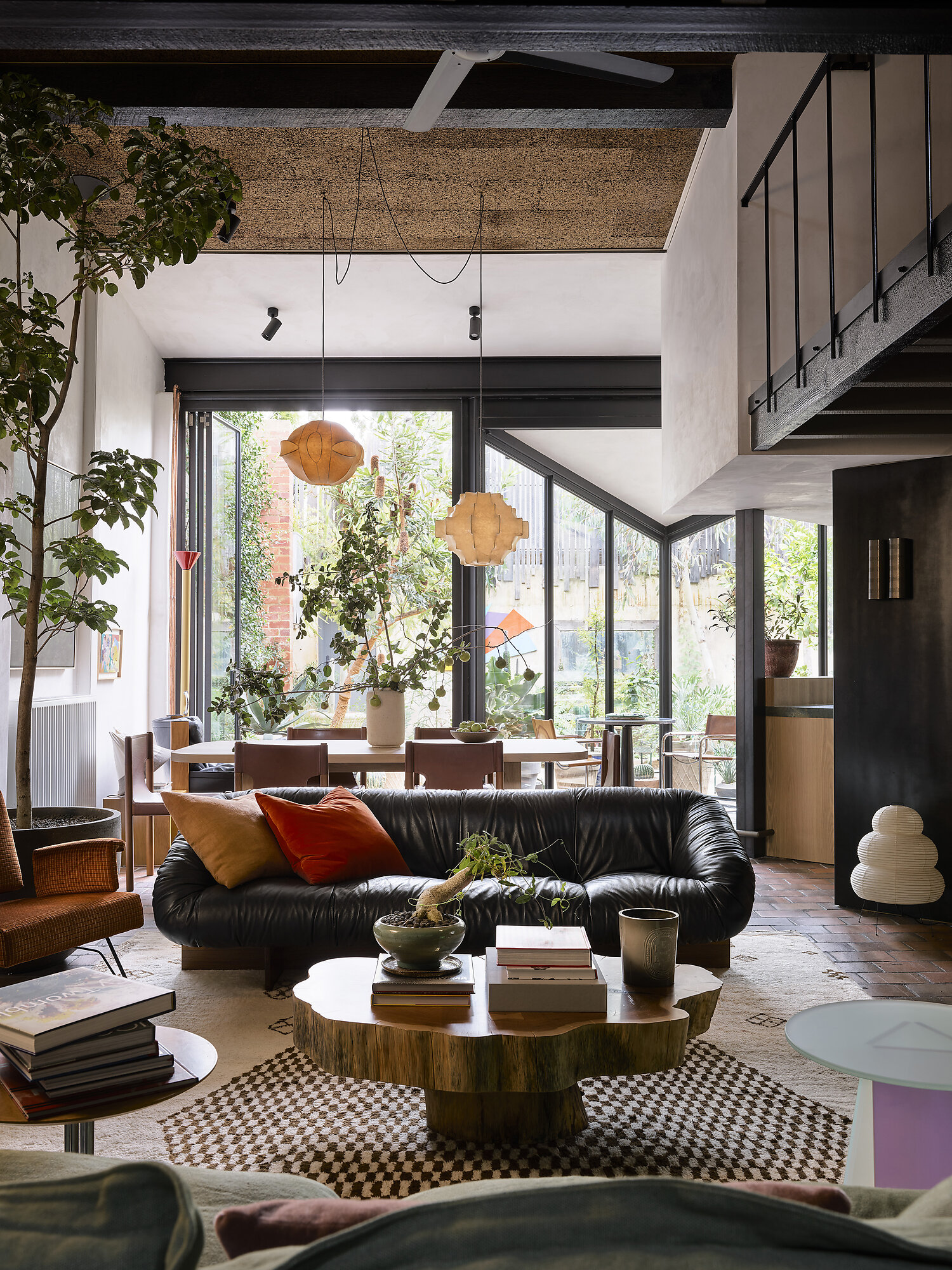 Interior photograph of Troye Sivan House by Anson Smart